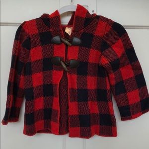 Baby B’gosh red and blue toddler jacket